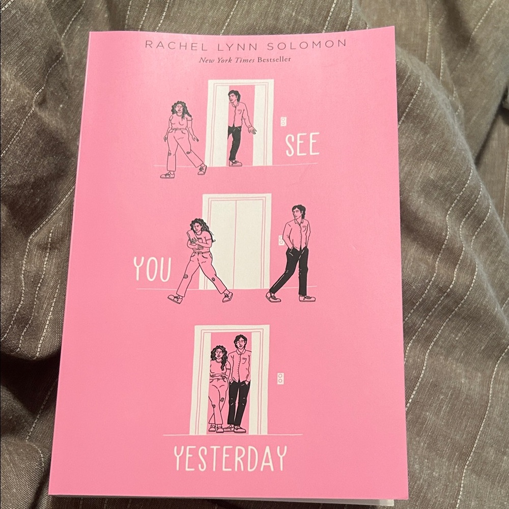 See You Yesterday by Rachel Lynn Solomon - Pink Paperback